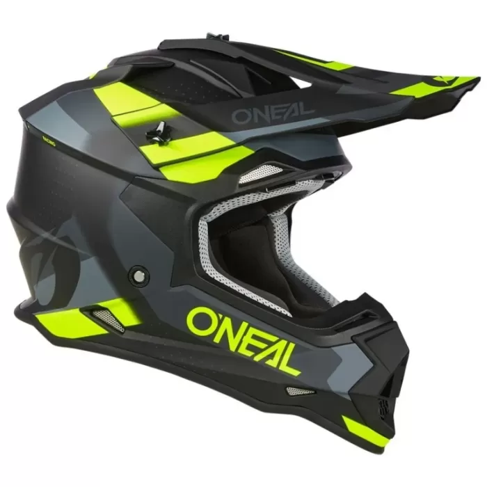 Шлем кроссовый O'NEAL 2Series Spyde V.23 серый/желтый