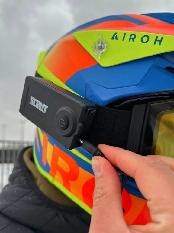 Очки с подогревом Scout Vision-X Heated Goggles Black, Yellow lens