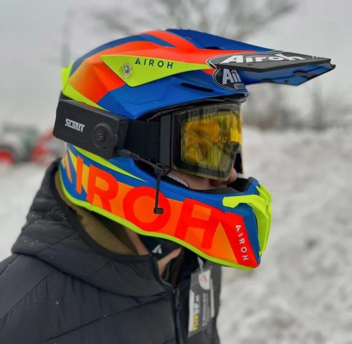 Очки с подогревом Scout Vision-X Heated Goggles Black, Yellow lens