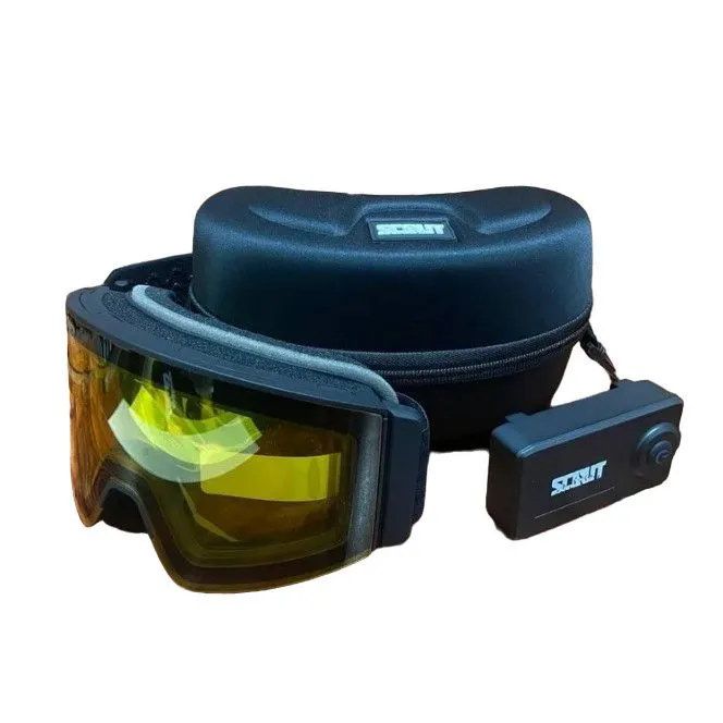 Очки с подогревом Scout Vision-X Heated Goggles Black, Yellow lens