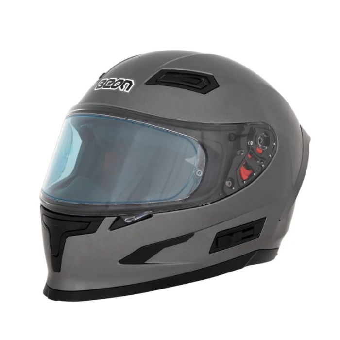 Шлем Beon B-503 SHINY GREY