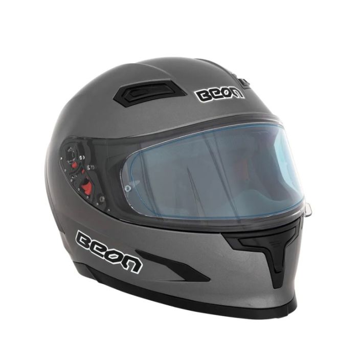 Шлем Beon B-503 SHINY GREY