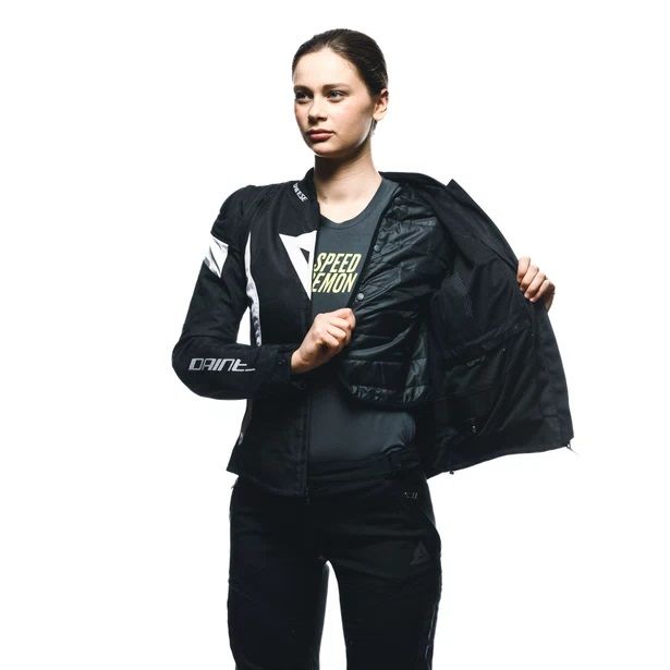 Куртка текстильная женская Dainese Avro 5 WMN Black/white/black