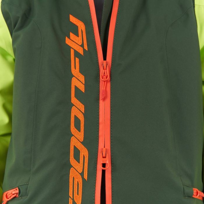 Куртка утепленная Dragonfly Gravity TEENAGER Green - Orange 2024