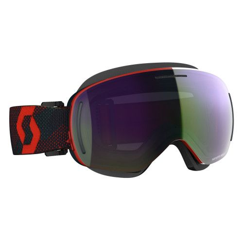 Очки SCOTT LCG Evo Snowcross black/orange red/blue nights enhancer green chrome