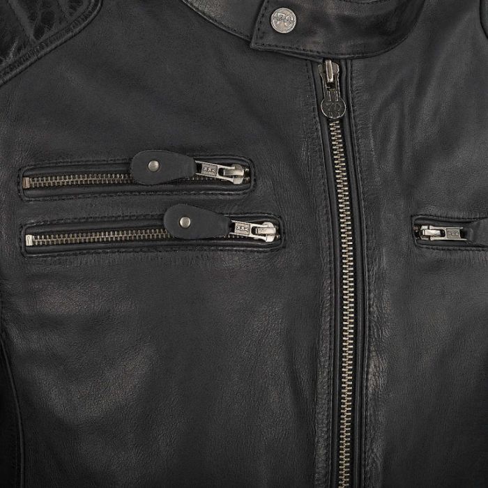 Куртка кожаная Segura VENTURA Black/Grey
