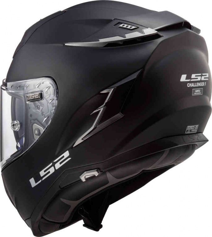 Шлем интеграл LS2 FF327 Challenger Solid, Matt Black