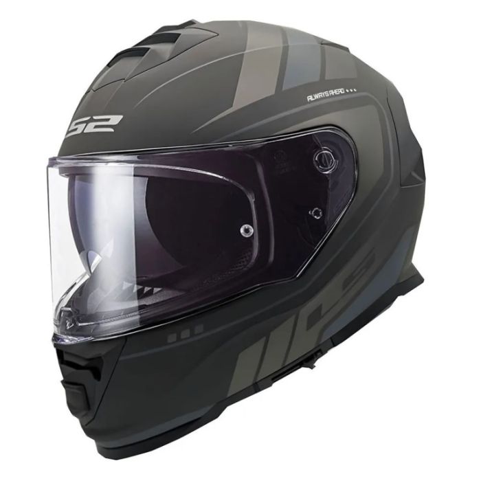Мотошлем интеграл LS2 FF800 STORM II FIST Matt Black
