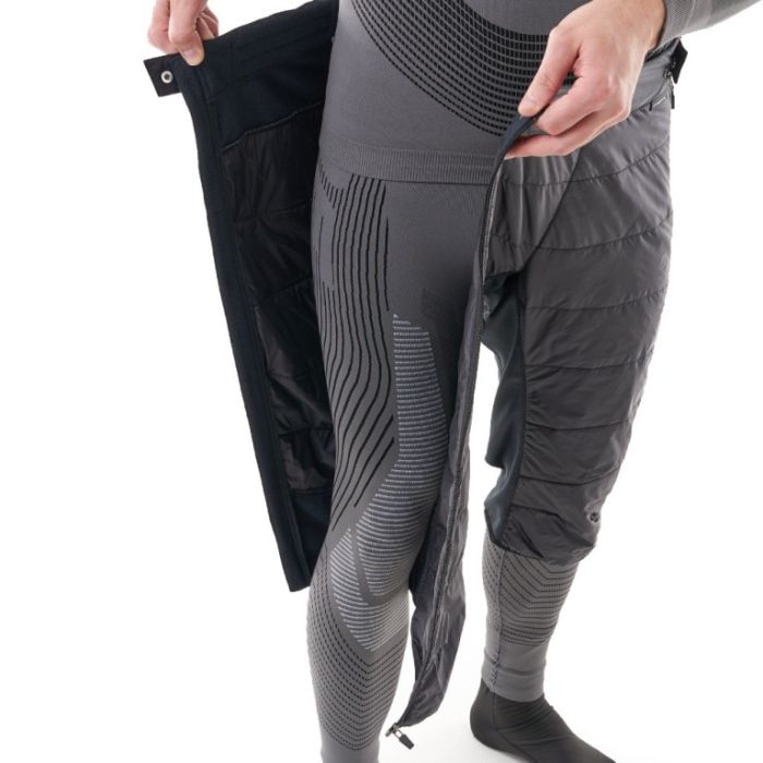 Термошорты-самосбросы удлиненные Dragonfly WARMLAYER ZIP Вlack
