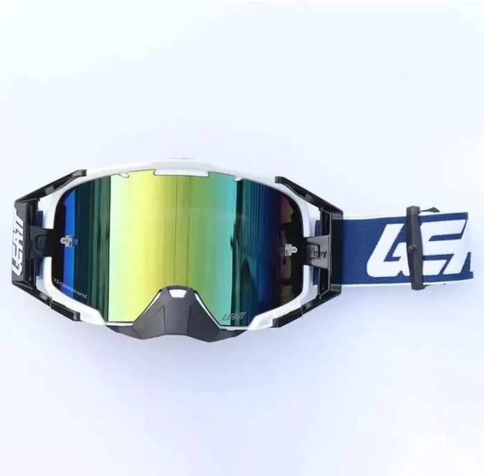Маска Leatt Replica Velocity 6.5 White-Black blue lens