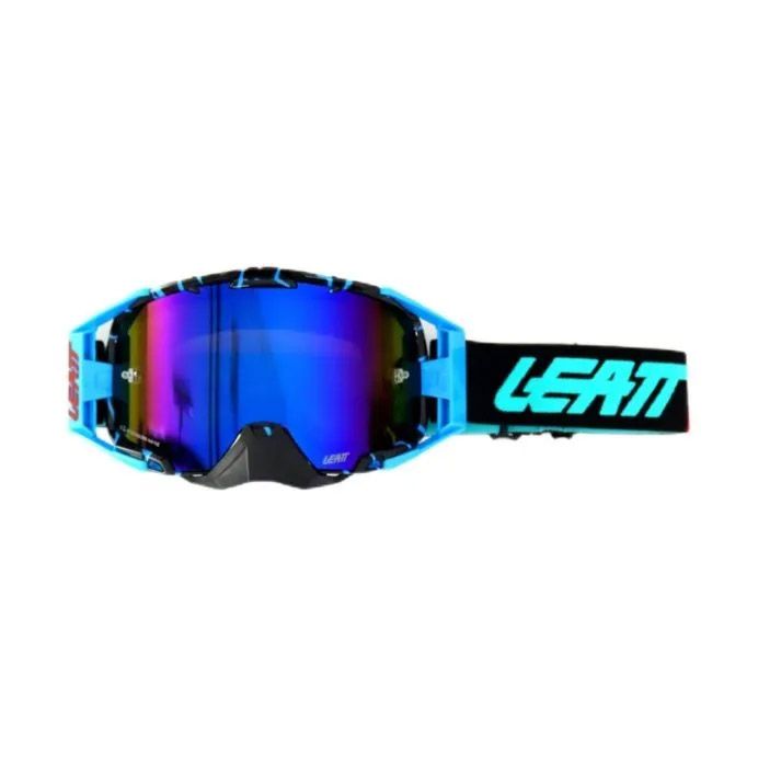 Маска Leatt Replica Velocity 6.5 Black-Blue Stripe violet lens