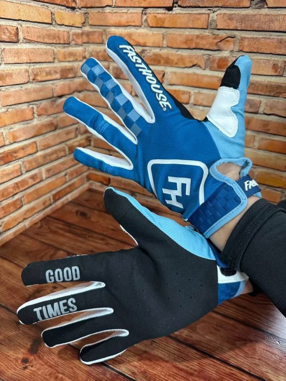 Перчатки Fasthouse Classic Light Blue