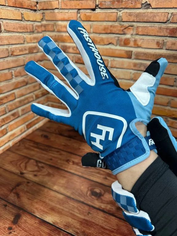 Перчатки Fasthouse Classic Light Blue