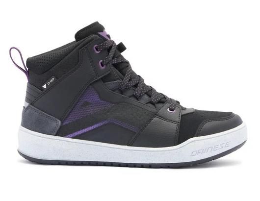 Мотоботы женские Dainese Suburb D-WP WMN black/white/metal purple
