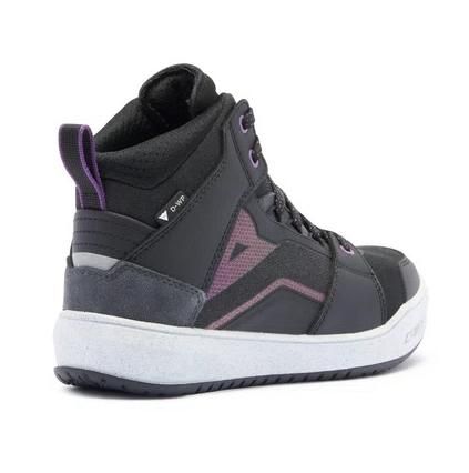 Мотоботы женские Dainese Suburb D-WP WMN black/white/metal purple