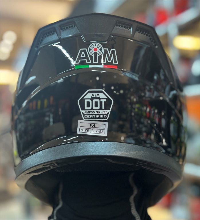 Шлем снегоходный с электрическим подогревом AiM JK906 Black