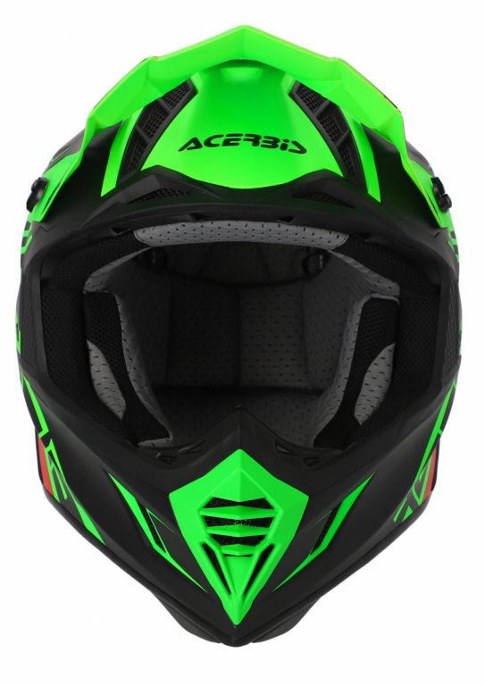 Мотошлем кроссовый Acerbis X-Track 22-06 Fluo-Green/Black