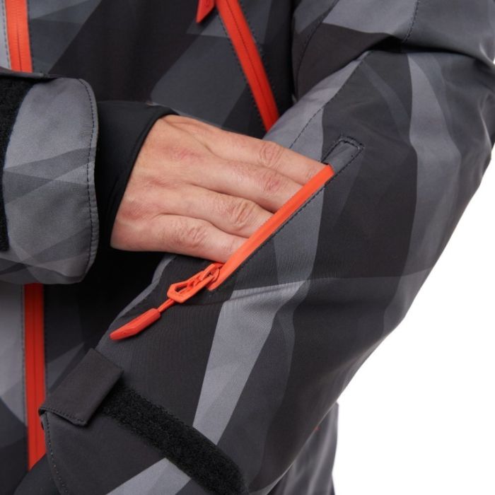 Комбинезон снегоходный Dragonfly Extreme MAN Camo - Grey Утепленный