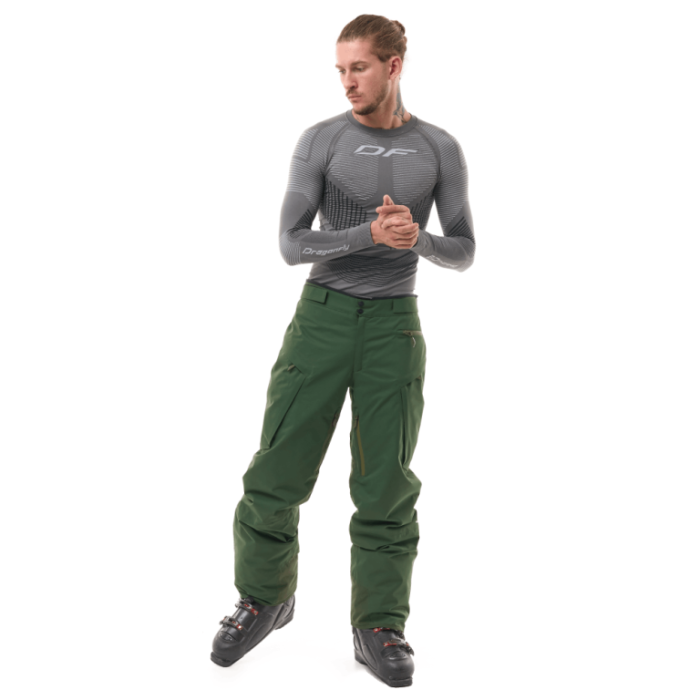 Штаны горнолыжные утепленные Dragonfly GRAVITY Man Khaki