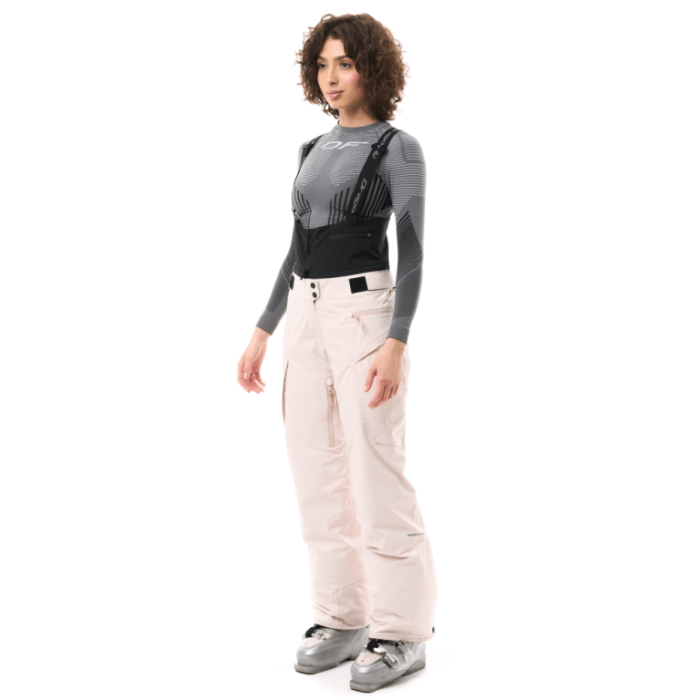 Штаны горнолыжные утепленные Dragonfly GRAVITY Woman Light Grey