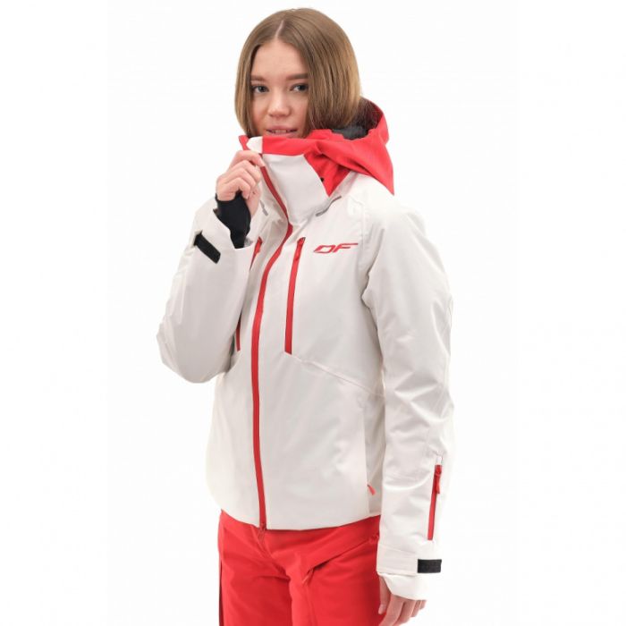 Куртка утепленная Dragonfly Gravity Premium WOMAN Gray-Red Fluo