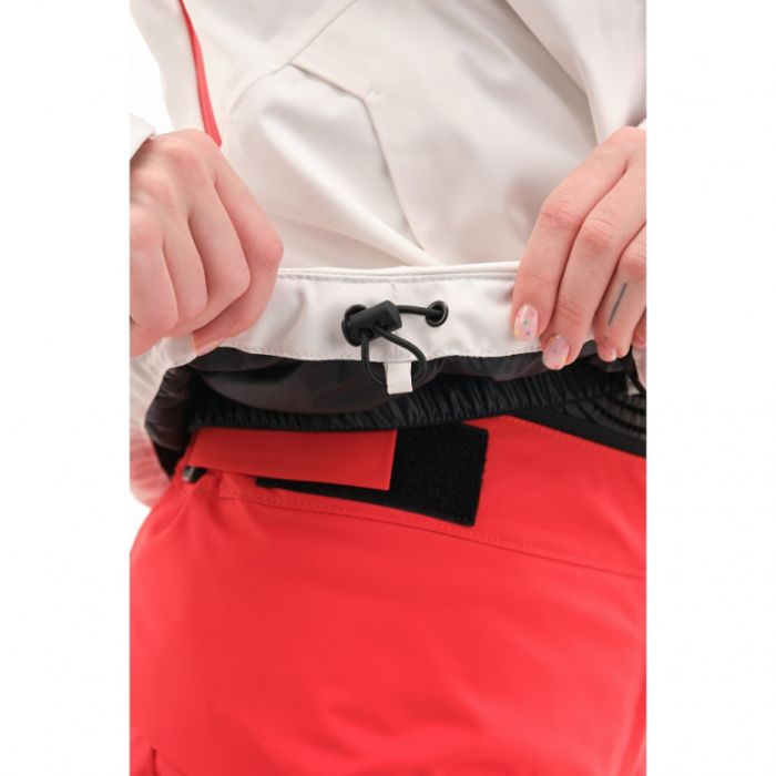 Куртка утепленная Dragonfly Gravity Premium WOMAN Gray-Red Fluo