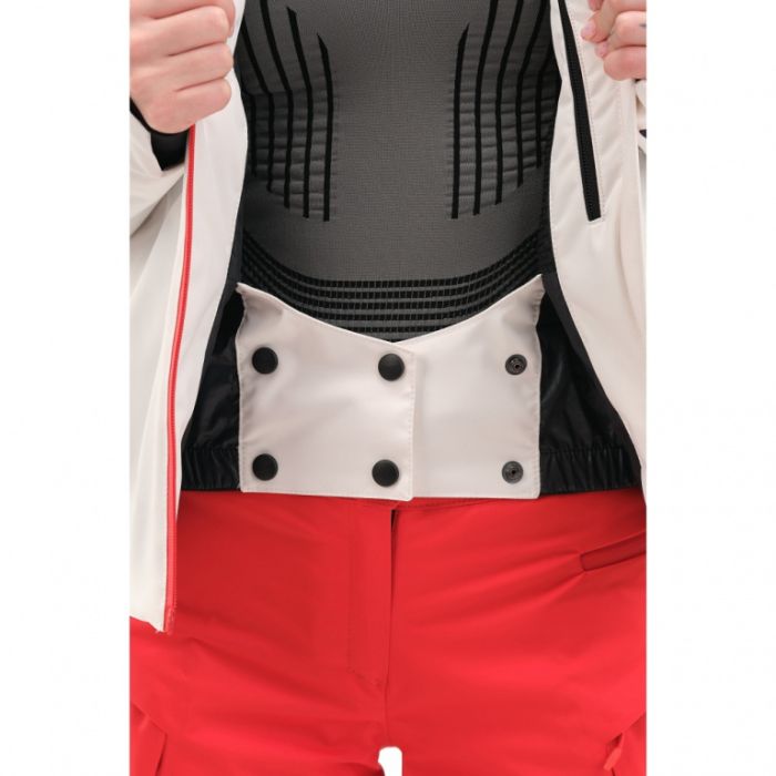 Куртка утепленная Dragonfly Gravity Premium WOMAN Gray-Red Fluo