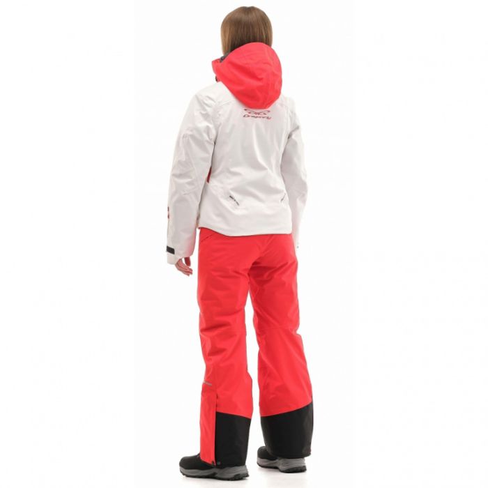 Куртка утепленная Dragonfly Gravity Premium WOMAN Gray-Red Fluo