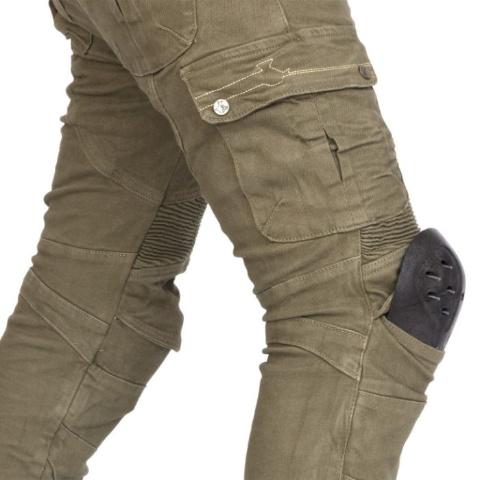 Мотоджинсы MadBull Stratum Olive