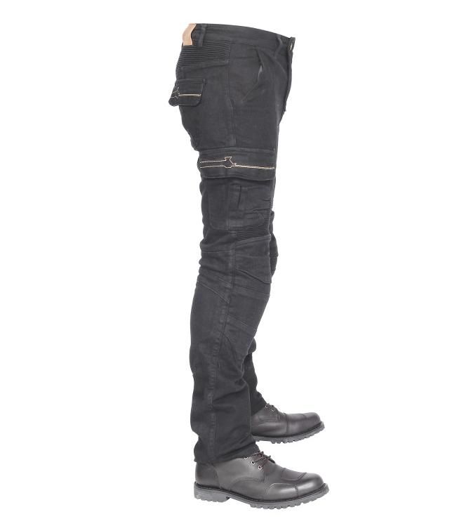 Мотоджинсы MadBull Stratum Black