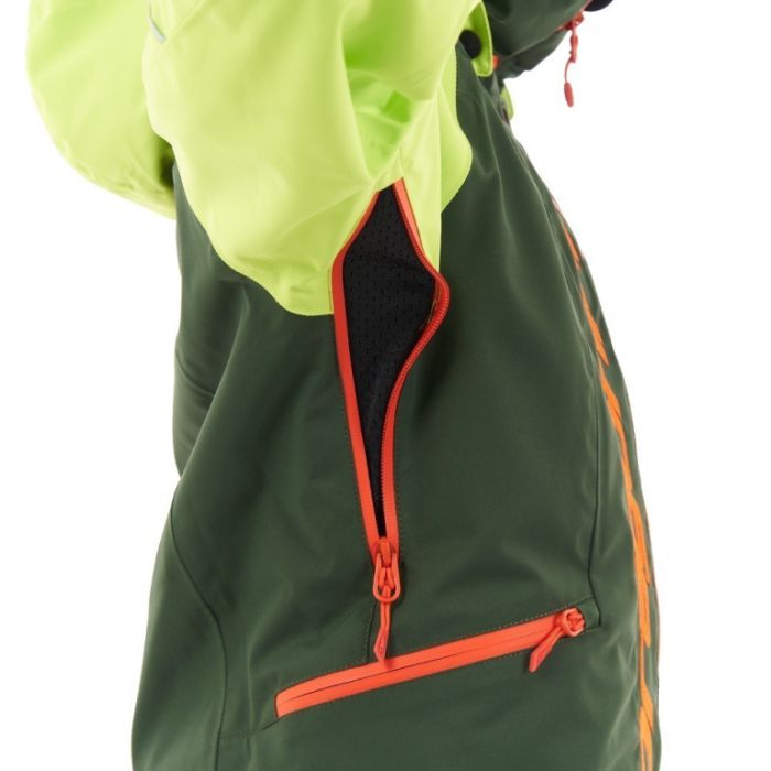 Куртка утепленная Dragonfly Gravity TEENAGER Green - Orange 2024