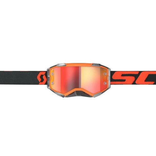 Очки Scott Fury black orange chrome works