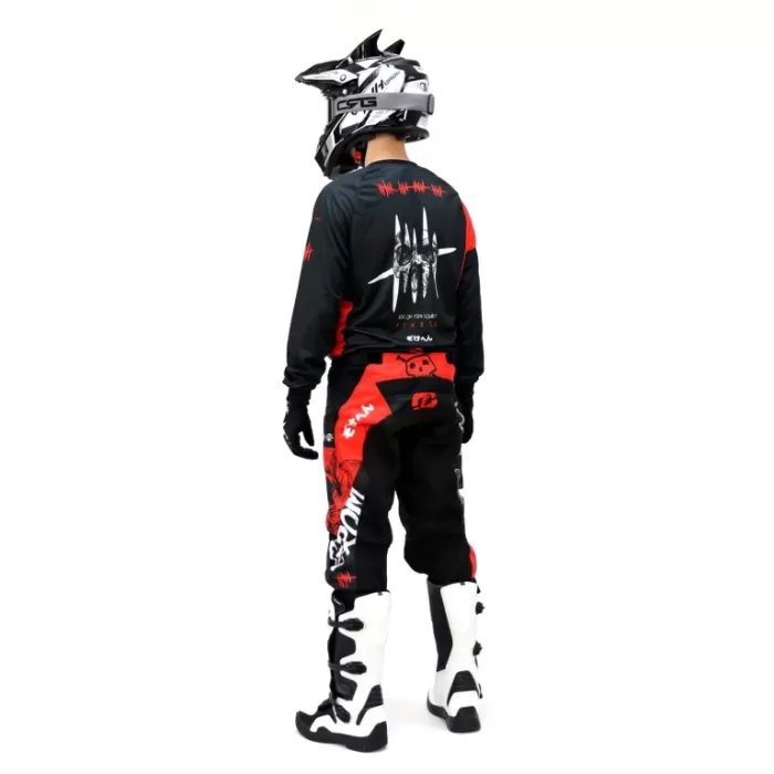 Штаны кроссовые подростковые Grom MX Religion red