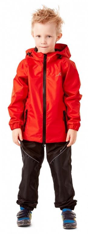 Дождевой детский комплект Dragonfly Evo Kids (куртка,штаны) Red