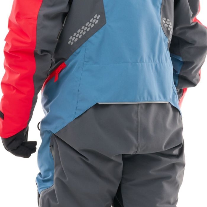 Снегоходный комбинезон Dragonfly Extreme 2.0 Man Grey - Blue - Red Утепленный (100)