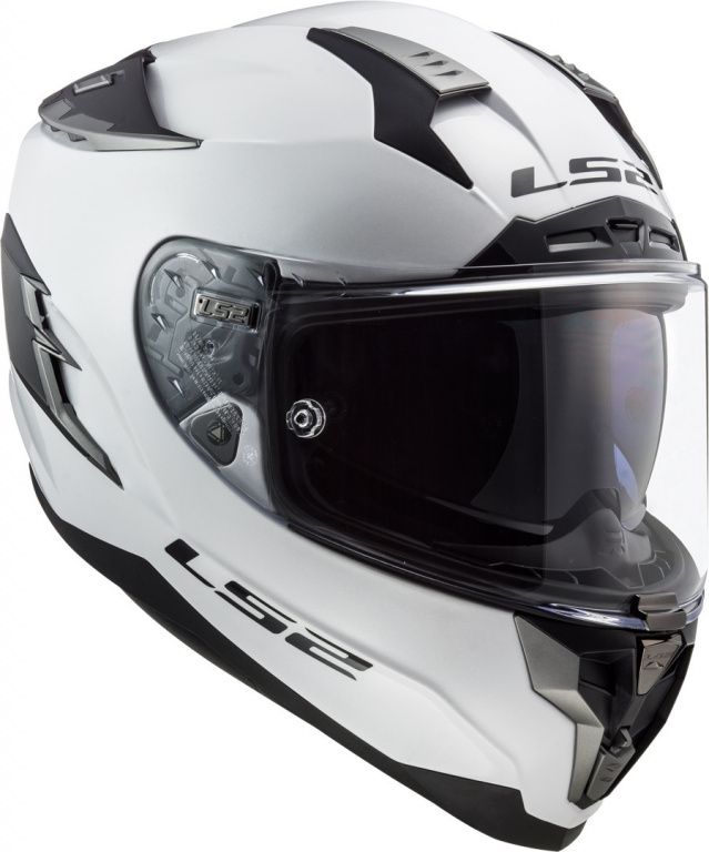 Шлем интеграл LS2 FF327 Challenger Solid, Gloss White