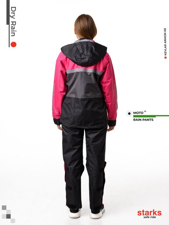 Дождевые брюки женские Starks Dry Rain DR219 Фуксия