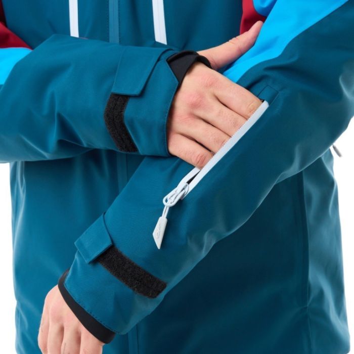 Куртка горнолыжная утепленная Dragonfly Gravity Man Dark Blue - Сherry