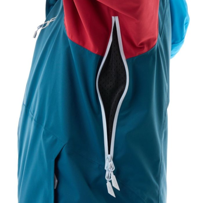 Куртка горнолыжная утепленная Dragonfly Gravity Man Dark Blue - Сherry