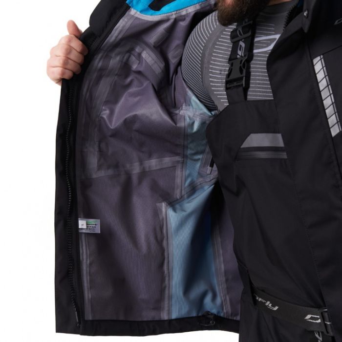Мембранная куртка Dragonfly QUAD PRO Black - Blue 2023