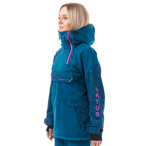 Dragonfly Куртка-анорак сноубордическая UKTUS Woman Dark Ocean-Pink