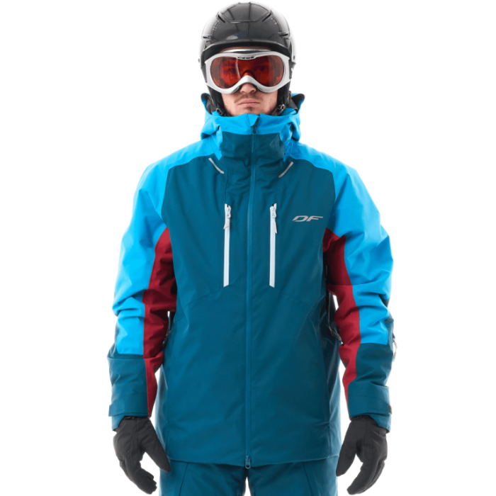 Куртка горнолыжная утепленная Dragonfly Gravity Man Dark Blue - Сherry