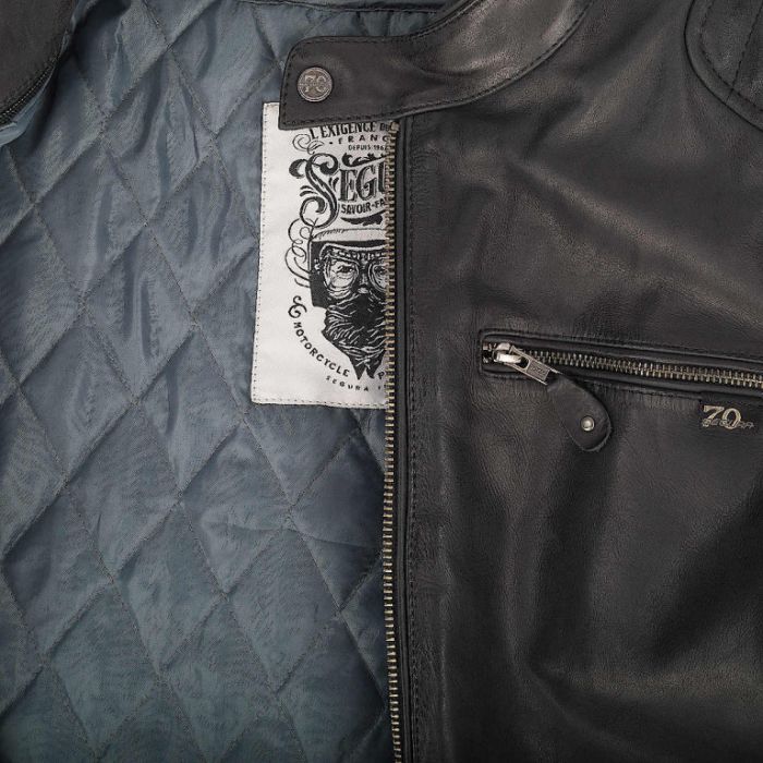 Куртка кожаная Segura VENTURA Black/Grey