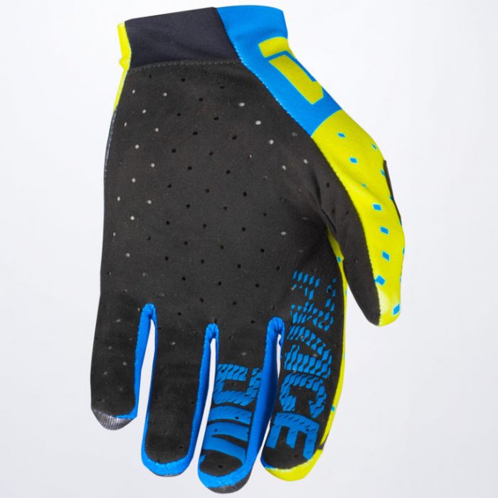 Перчатки FXR Slip on Lite MX 19 HiVis/Blue