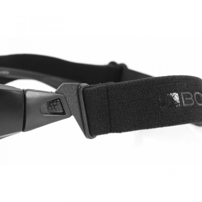 Очки Bobster GXR чёрные с голубыми зеркальными линзами Antifog
