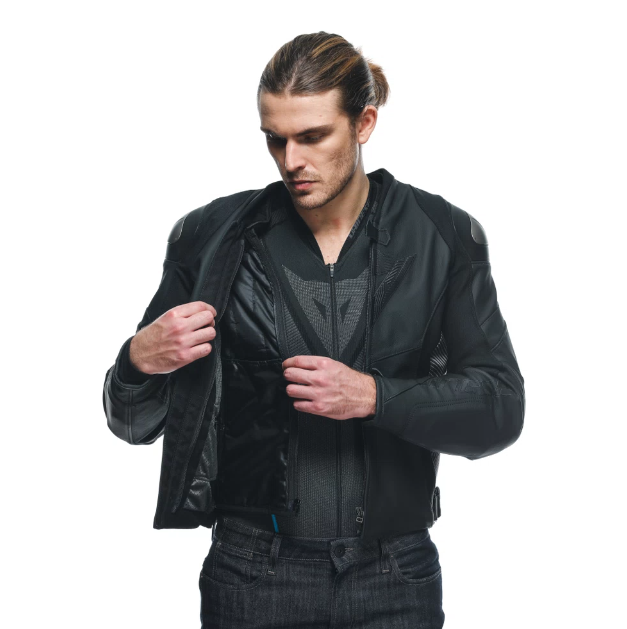 Мотокуртка кожаная Dainese Avro 5 Black/anthracite