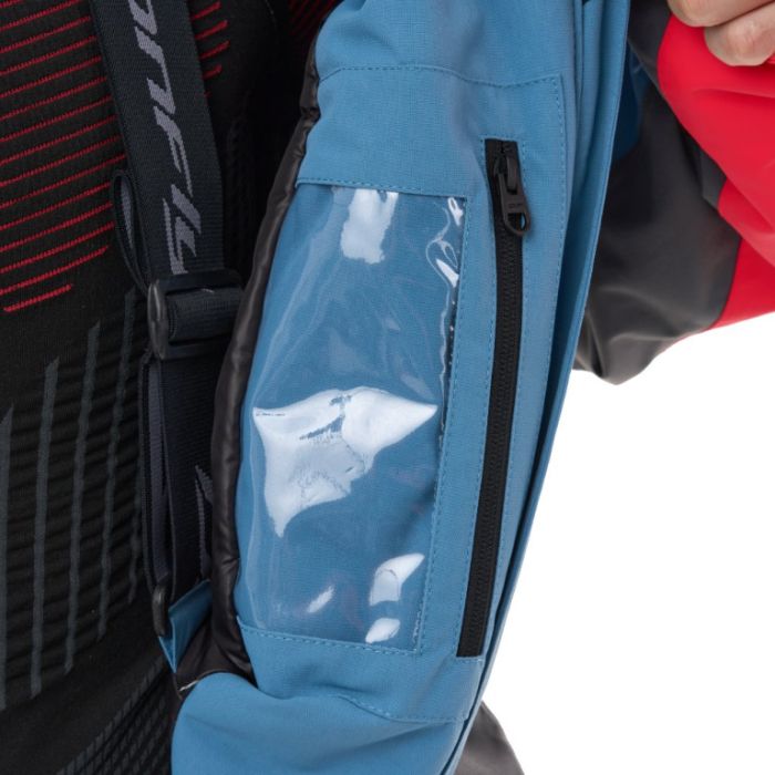 Снегоходный комбинезон Dragonfly Extreme 2.0 Man Grey - Blue - Red Утепленный (100)
