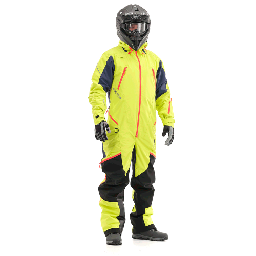 Снегоходный комбинезон Dragonfly Extreme 2.0 MAN Yellow-green Fluo-limoges Snowbike