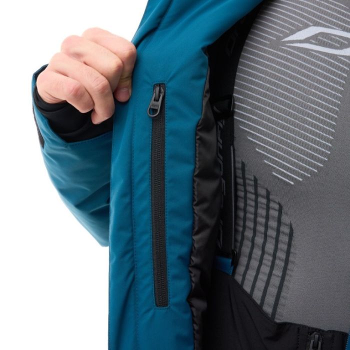 Куртка горнолыжная утепленная Dragonfly Gravity Man Dark Blue - Сherry