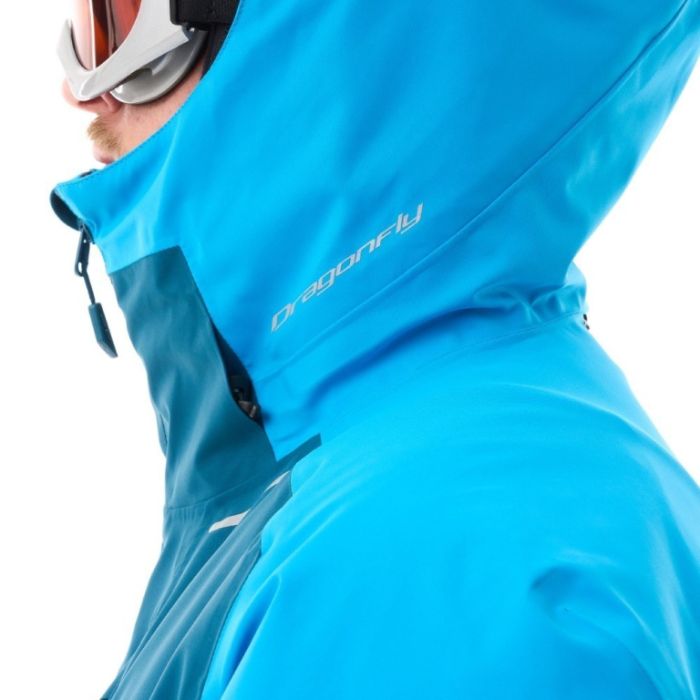 Куртка горнолыжная утепленная Dragonfly Gravity Man Dark Blue - Сherry